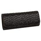 La Regale Large Bead V Pattern Clutch