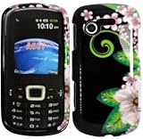 Green Flower Hard Case Cover for Samsung Evergreen A667