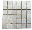 2x2 Botticino Beige Marble TUMBLE Mosiac Sheets for Backsplash, Shower Walls, Bathroom Floors