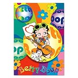 51GD7ZZM10L. SL160  digital postcard printing Betty Boop Lenticular Postcard Deluxe 6 5x9, 3D Hippy Guitarist Image, Rainbow