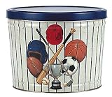 2 Gallon Buttered Popcorn Tin - Sports Galore