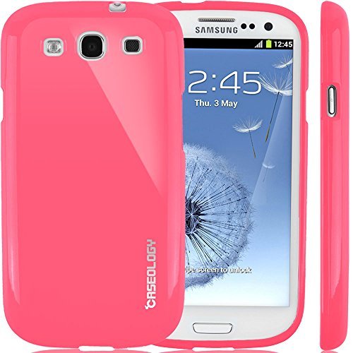 Galaxy S3 Case, Caseology [Drop Protection] Samsung Galaxy S3 Case [Hot Pink] Slim Fit TPU Cover [Shock Absorbent] Armor Bumper Galaxy S3 Case [Made in Korea] (for Samsung Galaxy S3 Verizon, AT&T Sprint, T-mobile, Unlocked)