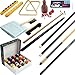 Pool Table - Premium Billiard 32 Pieces Accessory Kit - Pool Cue Sticks Bridge Ball Sets