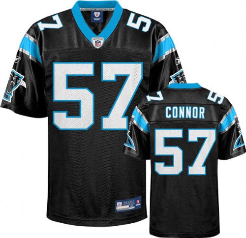 Dan Connor Carolina Panthers Black NFL Replica Jersey