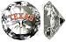 Texas U Longhorns Logo On A 4 Diamond Glass. Jewelry Box Included