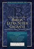 Biblia Letra Super Gigante Con Referencias/Super Giant Print Reference Bible: Negro, Piel Fabricada/Black Bonded Leather Thumb Indexed