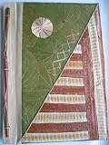 All Natural 60 Photo Handmade Photo Album - Stripe/Solid Design