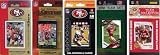 NFL San Francisco 49ers 5 Different Licensed Trading Card Team Sets