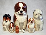 Review Golden Cockerel  / St. Bernard Russian Nesting Doll 7pc./8