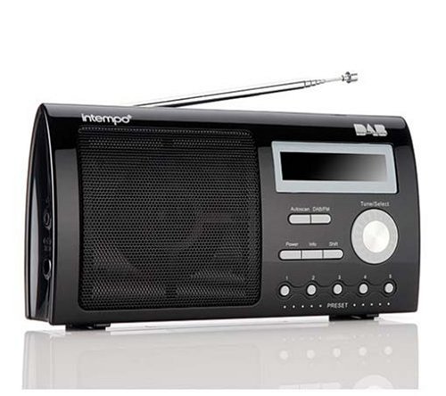 Childrens Toyshop  Electronics : Intempo Digital TRS-01Bk Glossy Black DAB Transistor Radio