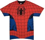  : TS285 Spiderman Costume T-Shirt Marvel Comics