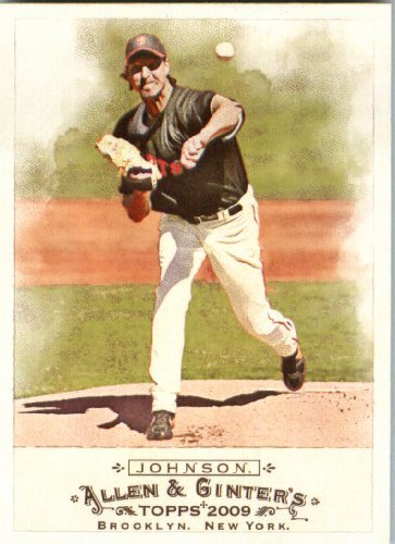 2009 Topps Allen & Ginter Baseball Card #125 Randy Johnson San Francisco Giants - MINT Condition - Shipped In Protective ScrewDown Display Case!