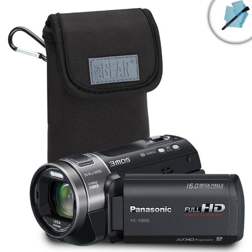 Image of FlexARMOR Compact Video Camera Case Pouch for Canon , Contour , Polaroid , Flip , JVC , Kodak , Panasonic , Samsung , Sony , Vivitar & Many More Action Cam and HD Digital Video Camcorders