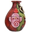 Ganesh Gift: Decorative Vase with Embossed Ganesh Head