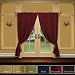 Energy Saving Beautiful DUPIONI Insulated Blackout 84L drape Set