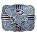 Pewter Belt Buckle - Soaring Eagle - Pewter Belt Buckle