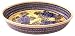 Kitchen & Housewares : Bunzlauer Polish Pottery 351-DU8 Oval Baker, Blue with Yellow, White and Green
