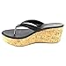 Beston EB80 Women's Comfy Thong Platform High Wedge sandals