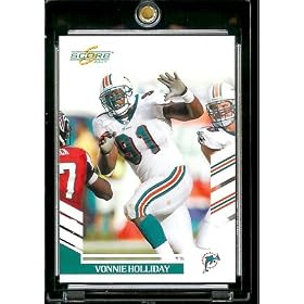 2007 Score # 151 Vonnie Holliday - Miami Dolphins - NFL Football Card