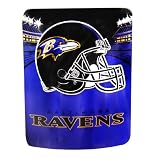 Baltimore Ravens Micro-Rascel NFL Throw (Stadium Series) by Northwest (50""x60"")