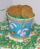 Gourmet Food : Scott's Cakes 1 lb. Brownie Chunk Cookies in a Blue Bunny Pail