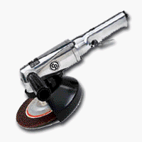 Click here to buy Chicago Pneumatic Air Angle Grinder - 1 1 4 HP, 3 8in. Inlet, 6 CFM, 7500 RPM, Model# CP857 by Chicago Pneumatics.