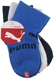 Puma Baby Quarter Crew Solid Gripper Socks-3 pack (Infant to Baby)