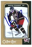 David Vyborny autographed Hockey Card (Columbus Blue Jackets) 2007-2008 O-Pee-Chee