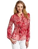 Jones New York Women's Long Sleeve Blouse