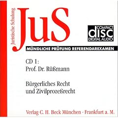 JuS, M�ndliche Pr�fung Referendarexamen, Audio-CDs, Nr.1 : B�rgerliches Recht und Zivilproze�recht, 1 Audio-CD