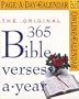 Original 365 Bible Verses-a-Year Page-A-Day Calendar 2003