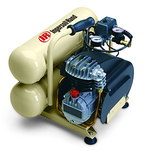 Ingersoll-Rand DD2T2 14.5 Amp 2 Horsepower 4-1/2 Gallon Oiled Twin Hot Dog Compressor