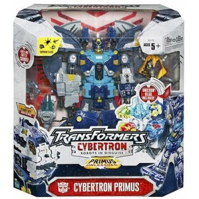 Transformers Cybertron Supreme Class - Cyberton Primus with Unicron Head Variant