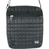 Black Lug Skipper Shoulder Pouch Mini Bag