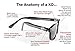 Pacific Coast Sunglasses Biker Sunglasses, Black Frame/Orange Lens, One Size