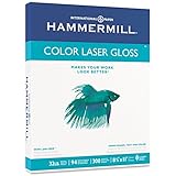 Hammermill Color Laser Gloss Paper, 32lb, 8.5"x11", 94 Bright, 2400 Sheets/8 Ream Case (163110C)