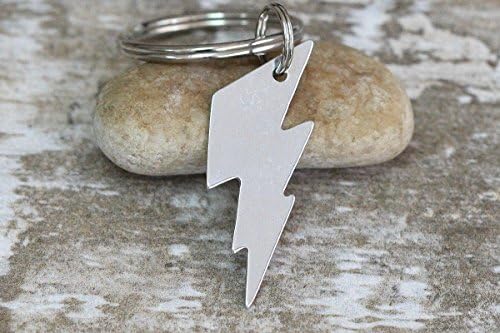 Lightning bolt key chain