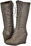 Qupid Owner-05 Taupe Women Casual Boots
