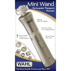 Wahl 4294 Mini Wand Rechargeable Massager, Beige/white
