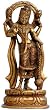 Hindu God Vishnu Brass Statue