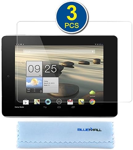 GTMax 3-Pack Premium HD Crystal Clear LCD Screen Protector for Acer Iconia A1-810 - 7.9'' Android Tablet with Microfiber Cloth