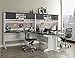 Ameriwood Home Pursuit Hutch, White/Gray