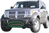 Carriage Works Billet Grilles Fits 2007-up Dodge Nitro (bumper grille) Polished aluminum