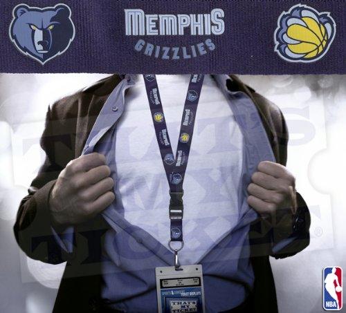 Memphis Grizzlies NBA Lanyard with Ticket Holder - Blue