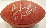Cris Carter Signed Official Wilson NFL Game Football