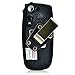 RugGear Supreme RG 310 Flip Phone Fitted Case Turtleback RugGear Supreme RG 310 Holster Black Nylon with Rotating Removable Heavy Duty Metal Clip Made in USA