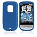 For Sprint HTC Hero Silicone Rubber Skin Case Blue
