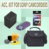 Accessory Kit for the Sony Handycam Camcorder DCR-DVD108, DCR-DVD408, and DCR-DVD508