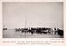 1942 Halftone Print Alaska Whaling Whale Killed Hunting Boat Ice Tent Fishing - Original Halftone Print