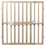 The First Years Deluxe Single Set Pressure Gate, Natural Wood Finish